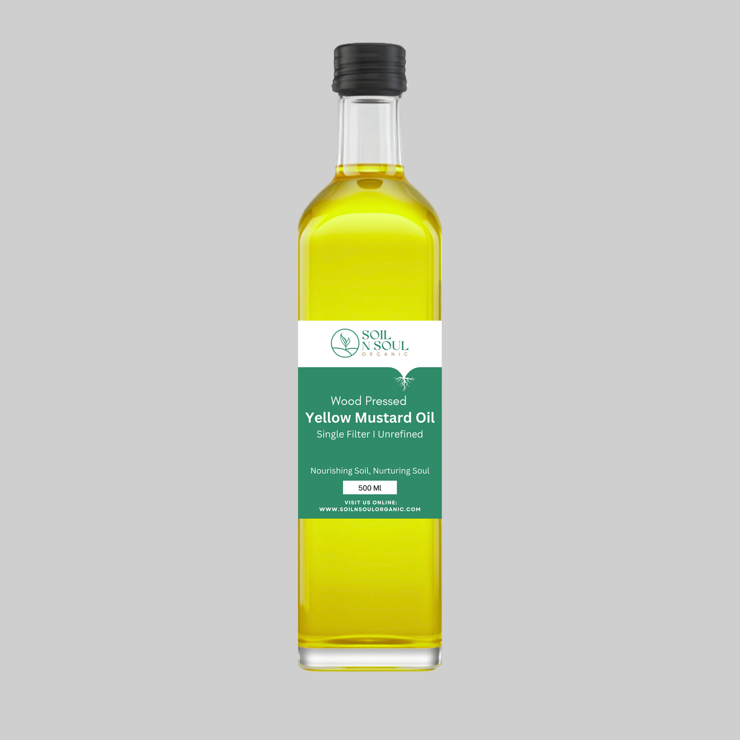 Wood Pressed Yellow Mustard Oil