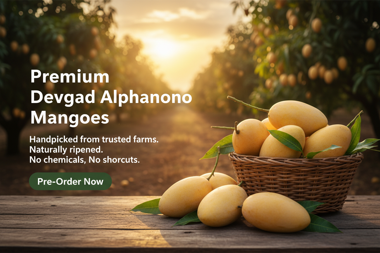 Premium Devgad Alphonso Mangoes Banner