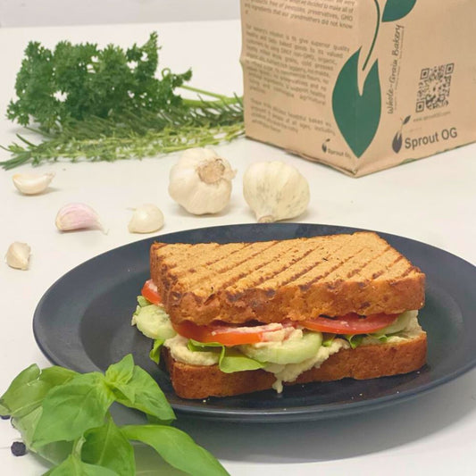 Wholewheat Garlic Herb Bread