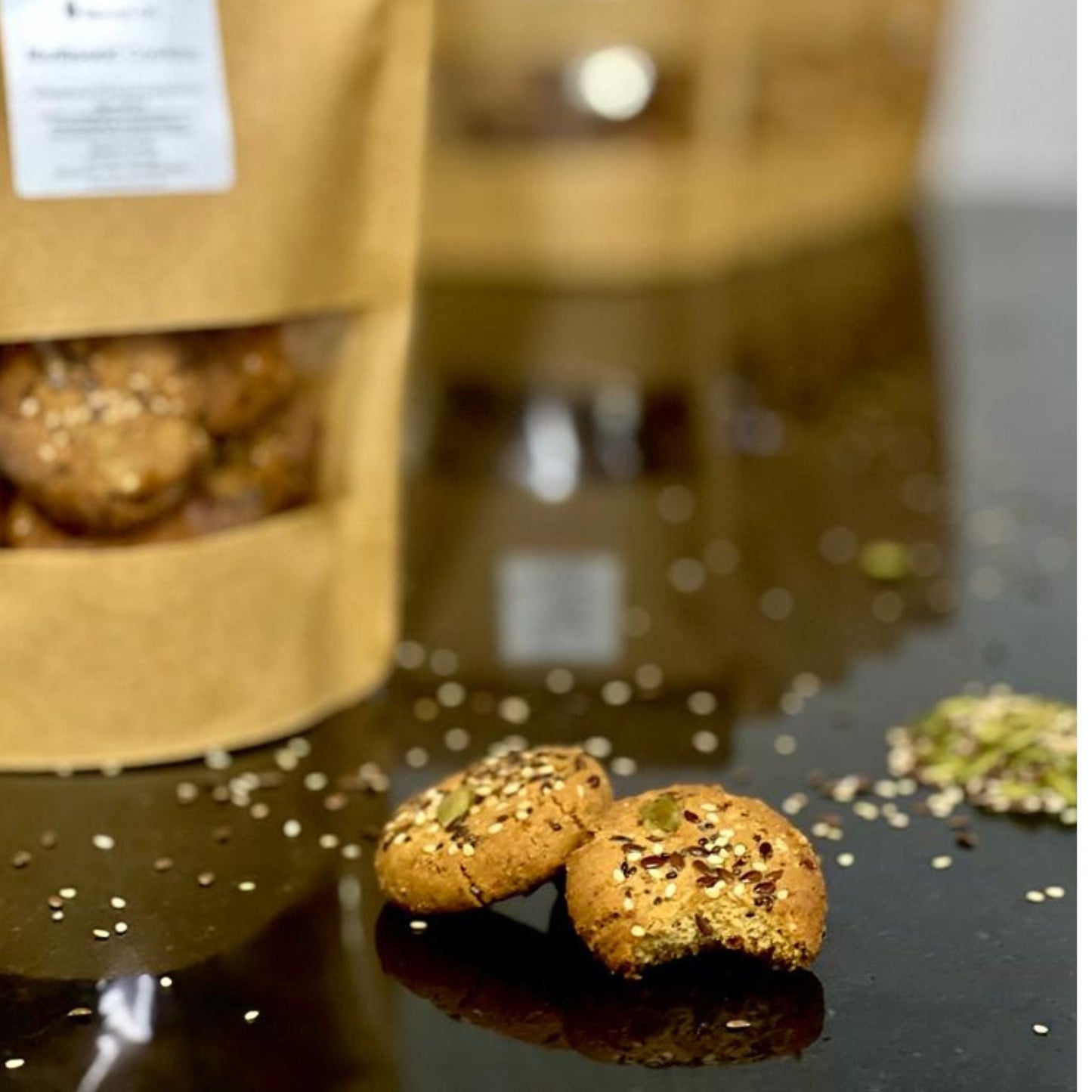 Wholewheat Multiseed Cookies